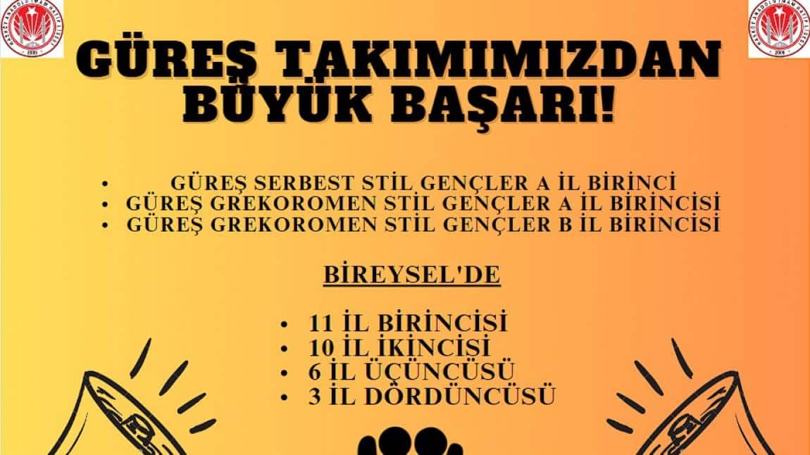 Hasköy Anadolu İmam Hatip Lisesi Güreş Takımından Büyük Başarı